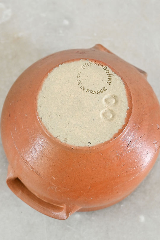 vintage french stoneware bowl