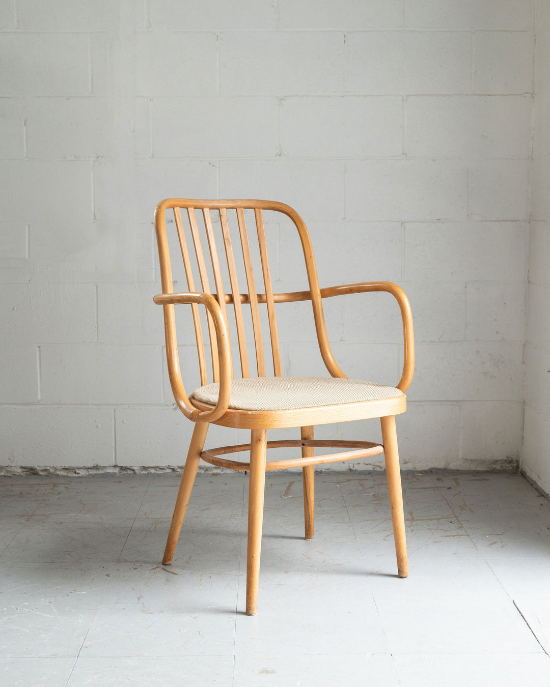 vintage ligna drevounia bentwood chairs, set of 4