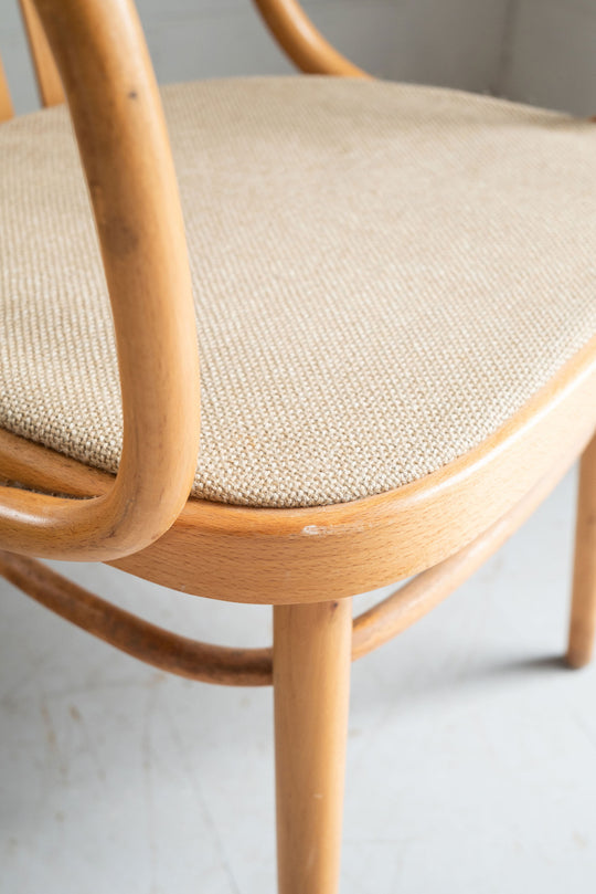 vintage ligna drevounia bentwood chairs, set of 4