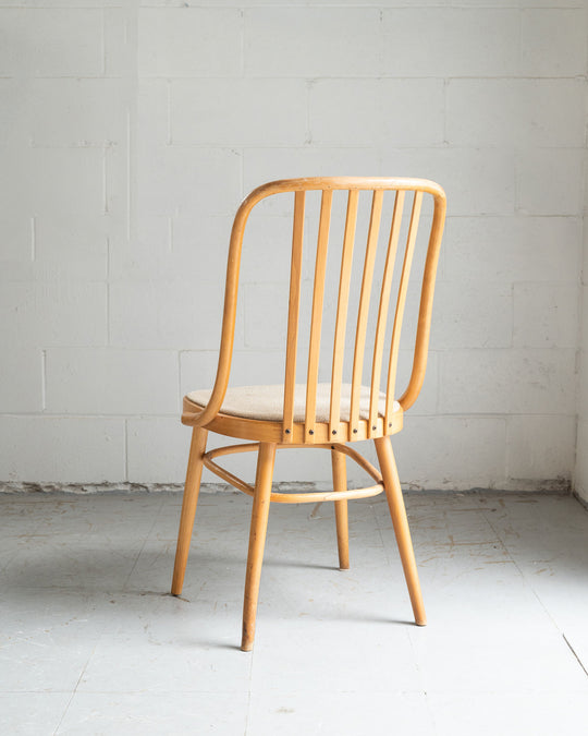 vintage ligna drevounia bentwood chairs, set of 4