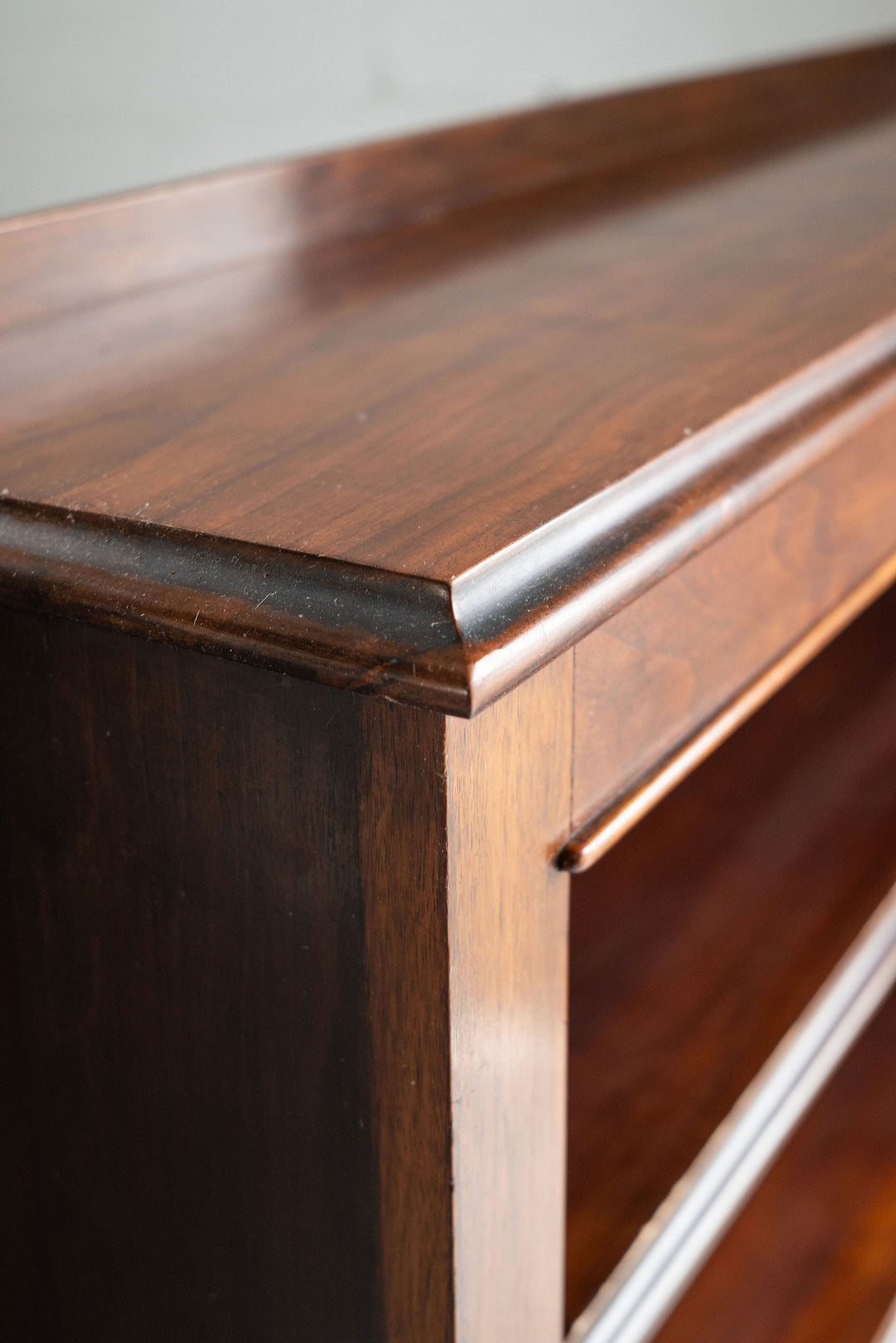 vintage french slender bookcase