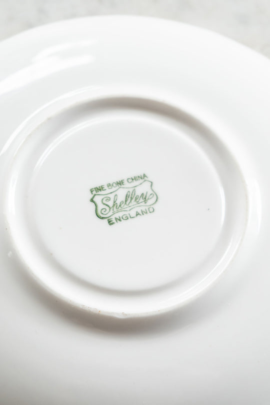 vintage shelley tea cup and saucer