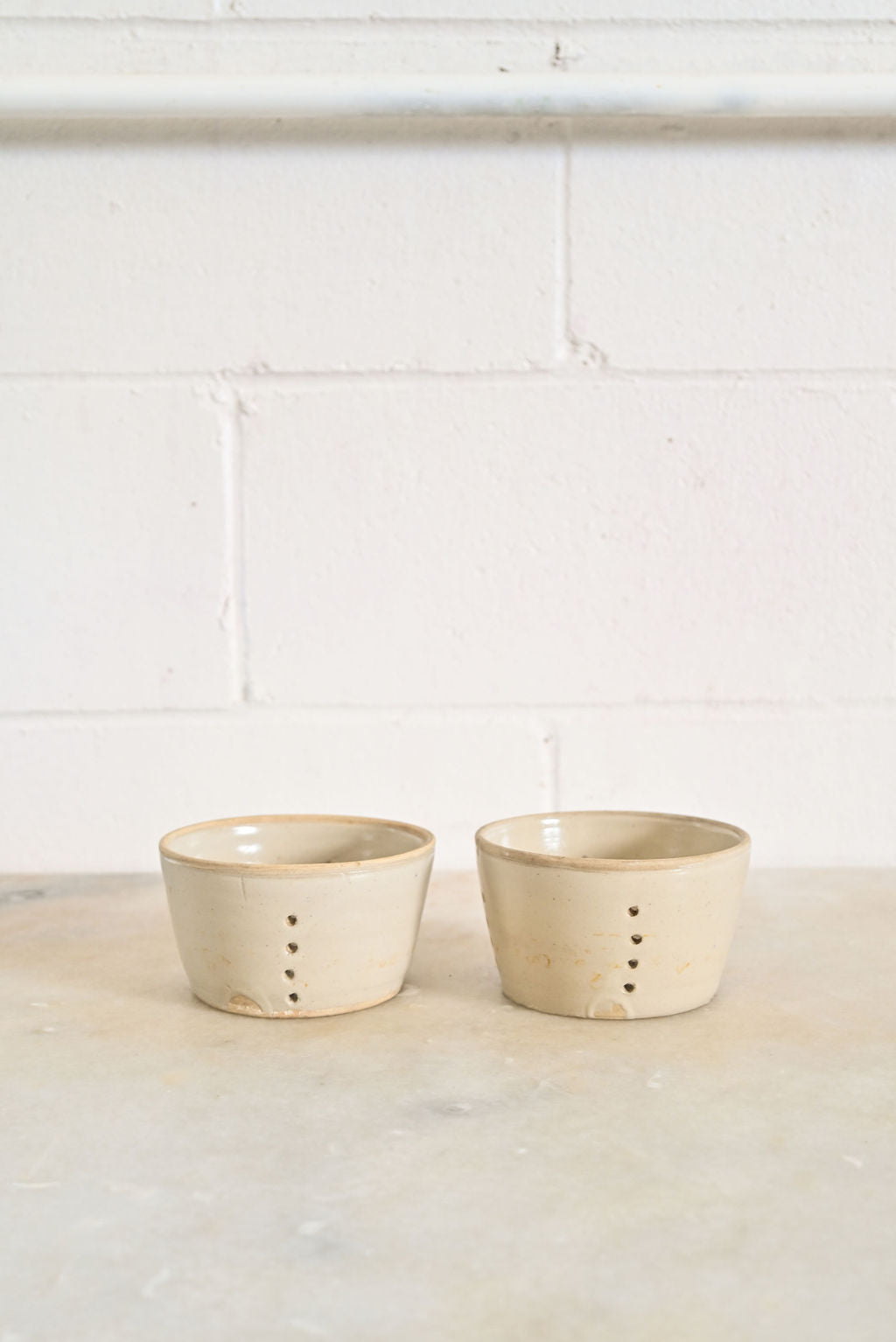 vintage french stoneware pot de fromage