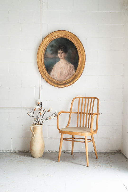 vintage ligna drevounia bentwood chairs, set of 4