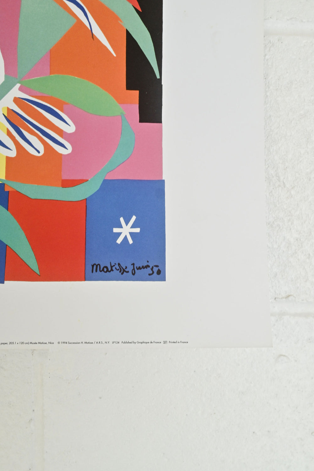 vintage matisse "the creole dancer" print