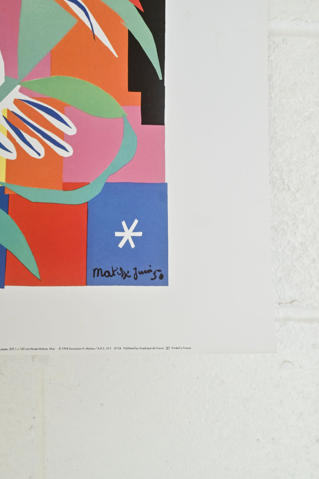 vintage matisse "the creole dancer" print