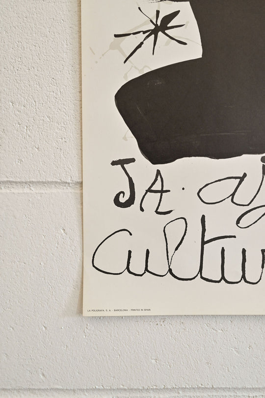 vintage miro exhibition poster
