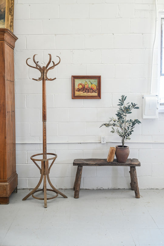 vintage french thonet inspired coat rack