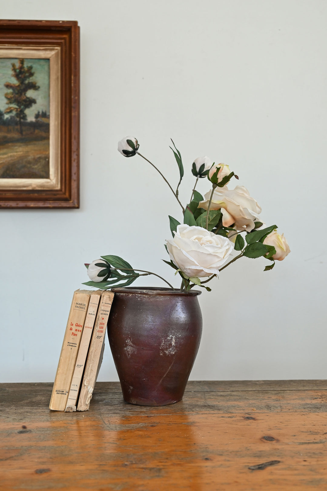 19th century stoneware vase