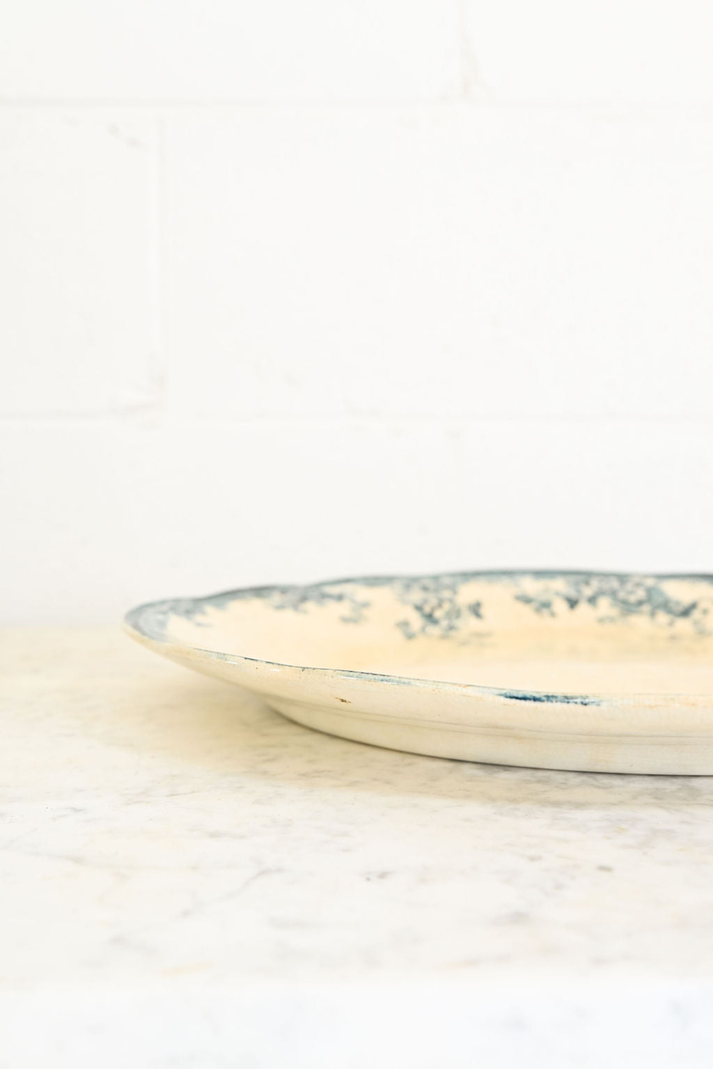 antique english transferware platter