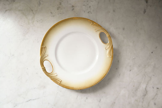 vintage gilt limoges plate