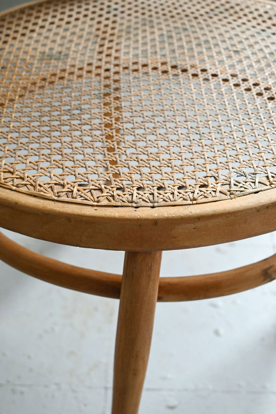 vintage Thonet chaise de bureau with cane seat