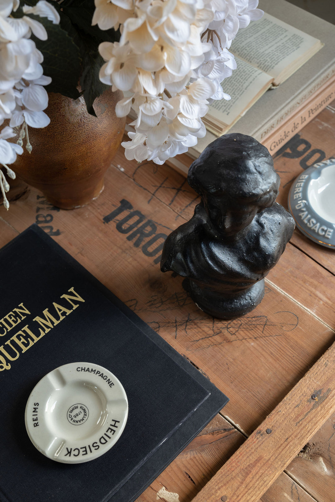 vintage German shipping crate