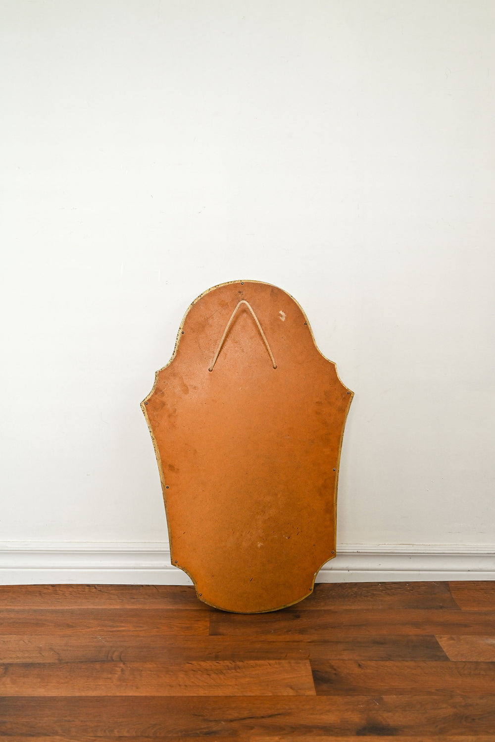 vintage gilded wood mirror