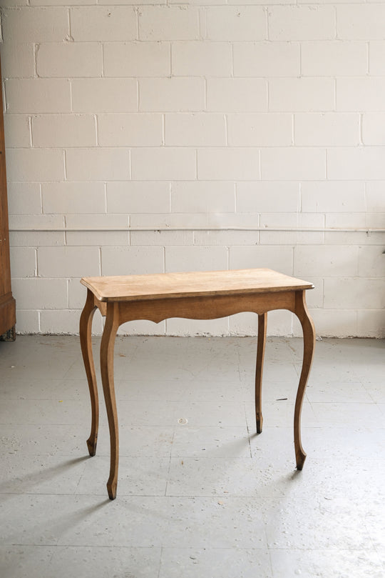 vintage french wood table