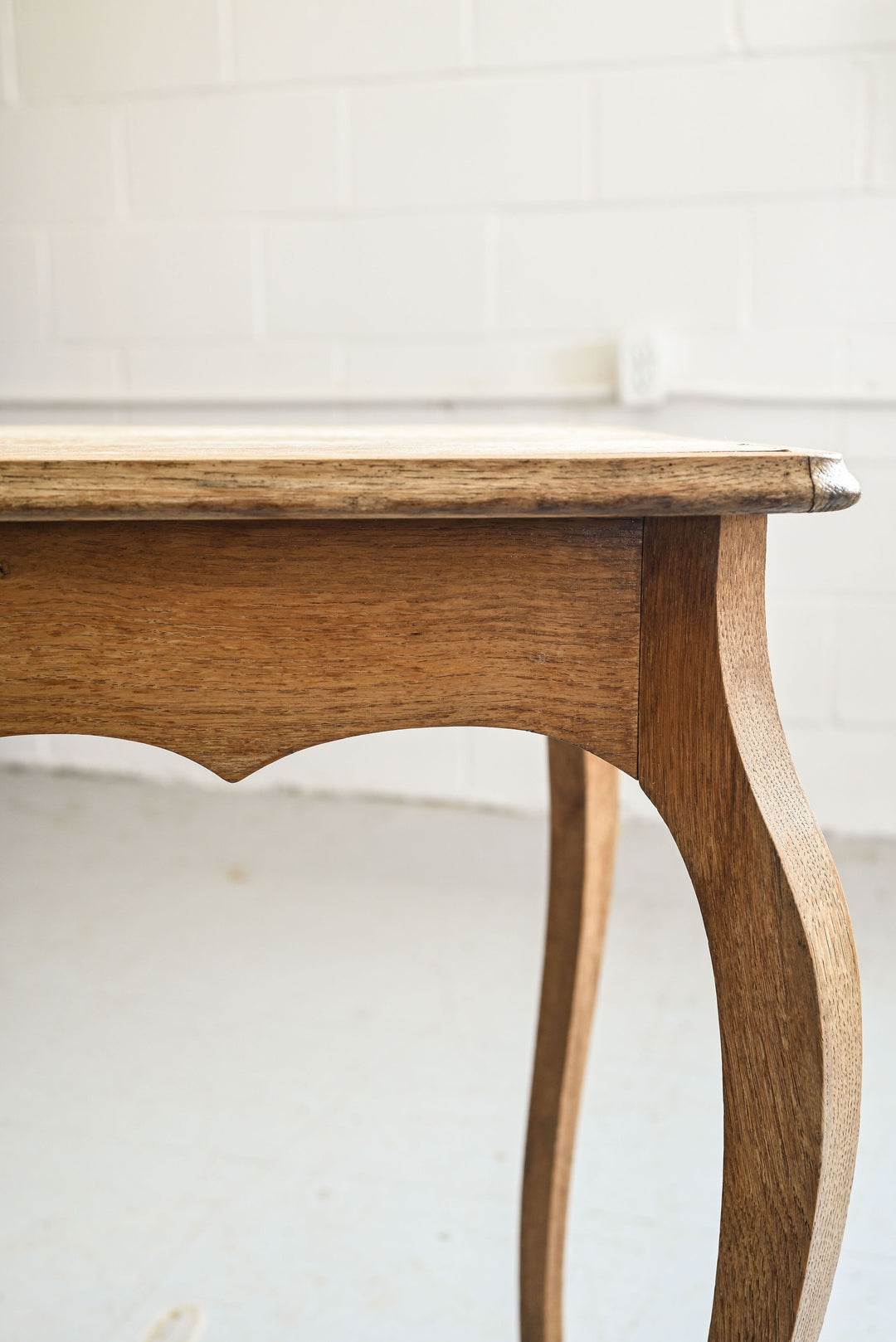 vintage french wood table