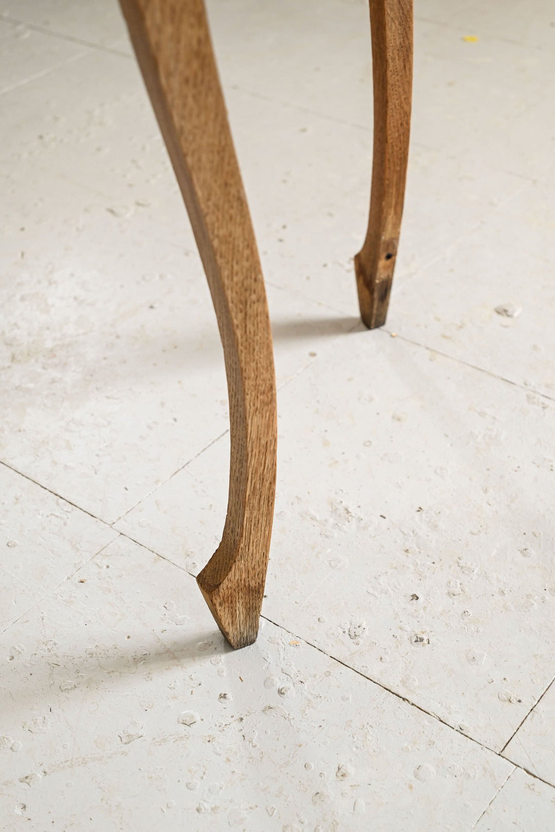 vintage french wood table