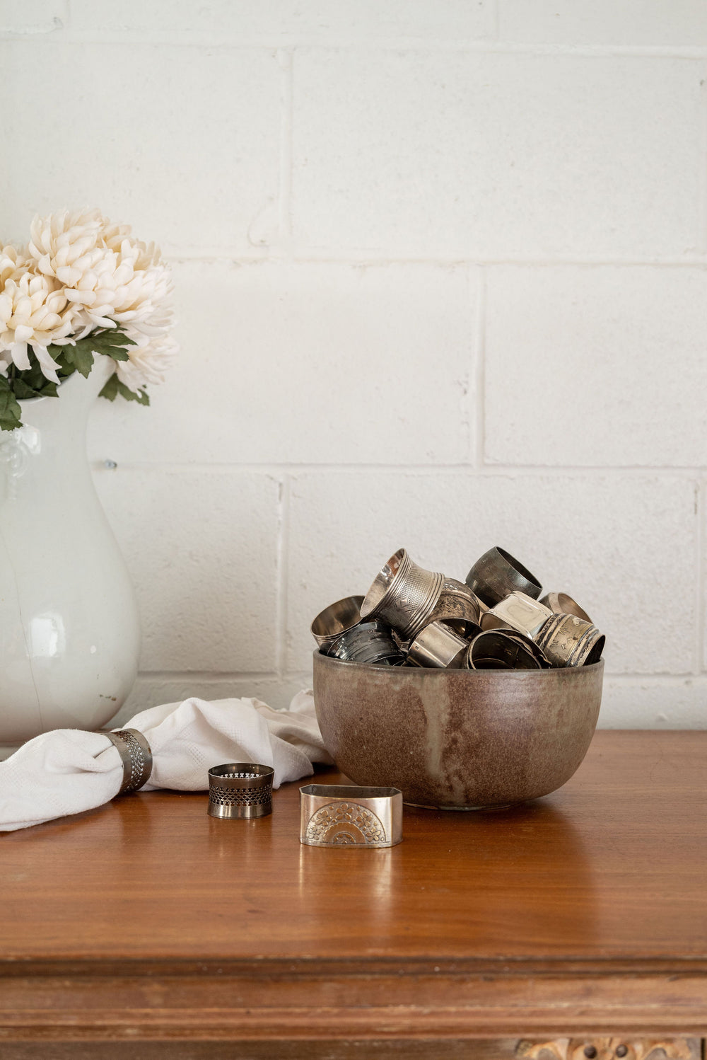 vintage french studio pottery bowl