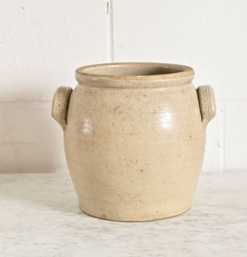 vintage French confit pot