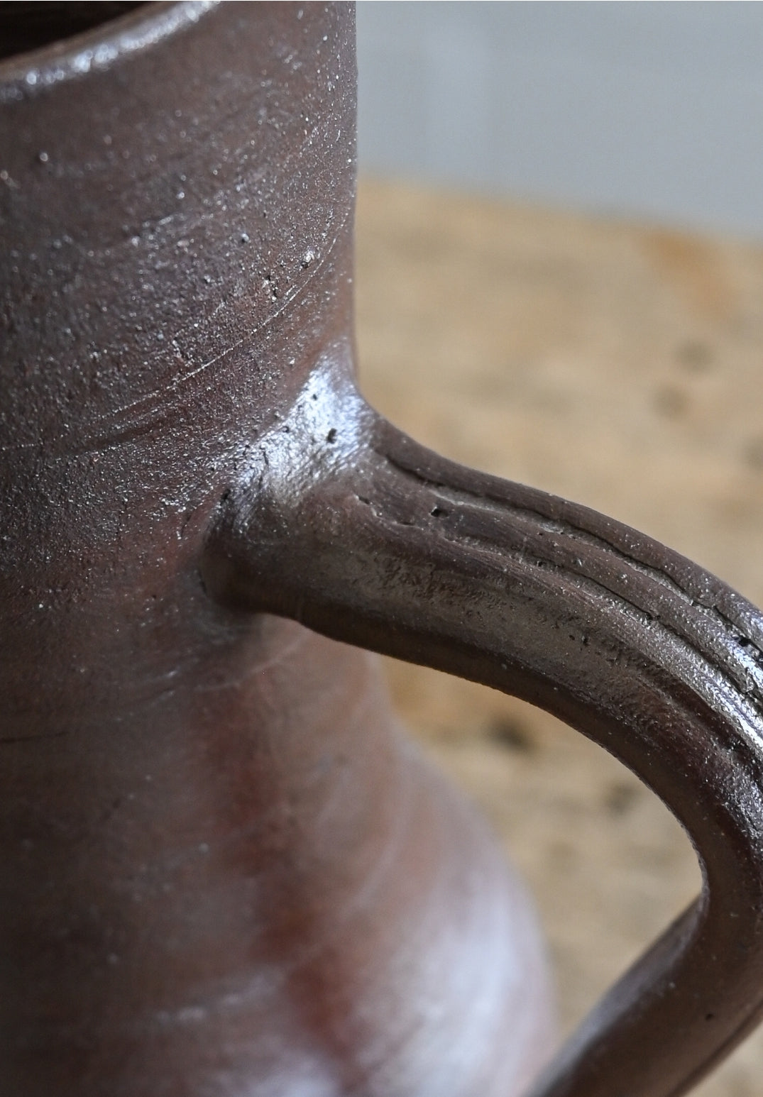 vintage french tall studio pottery