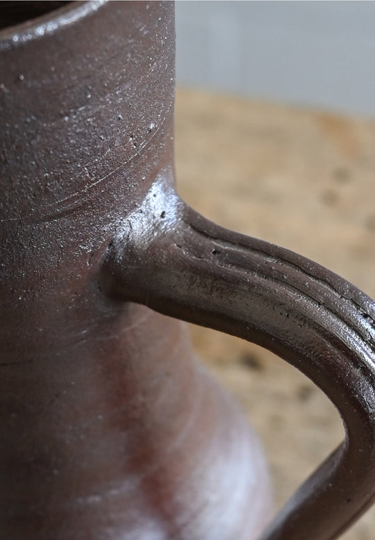 vintage french tall studio pottery