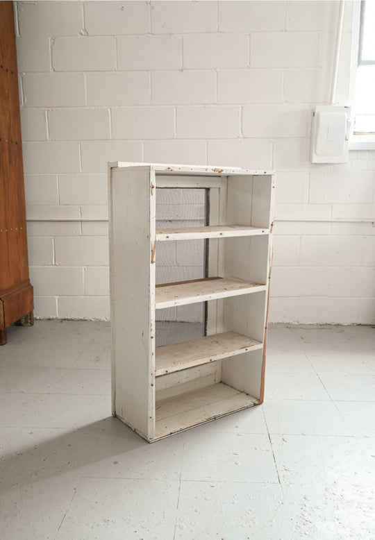 vintage rustic farmhouse cabinet
