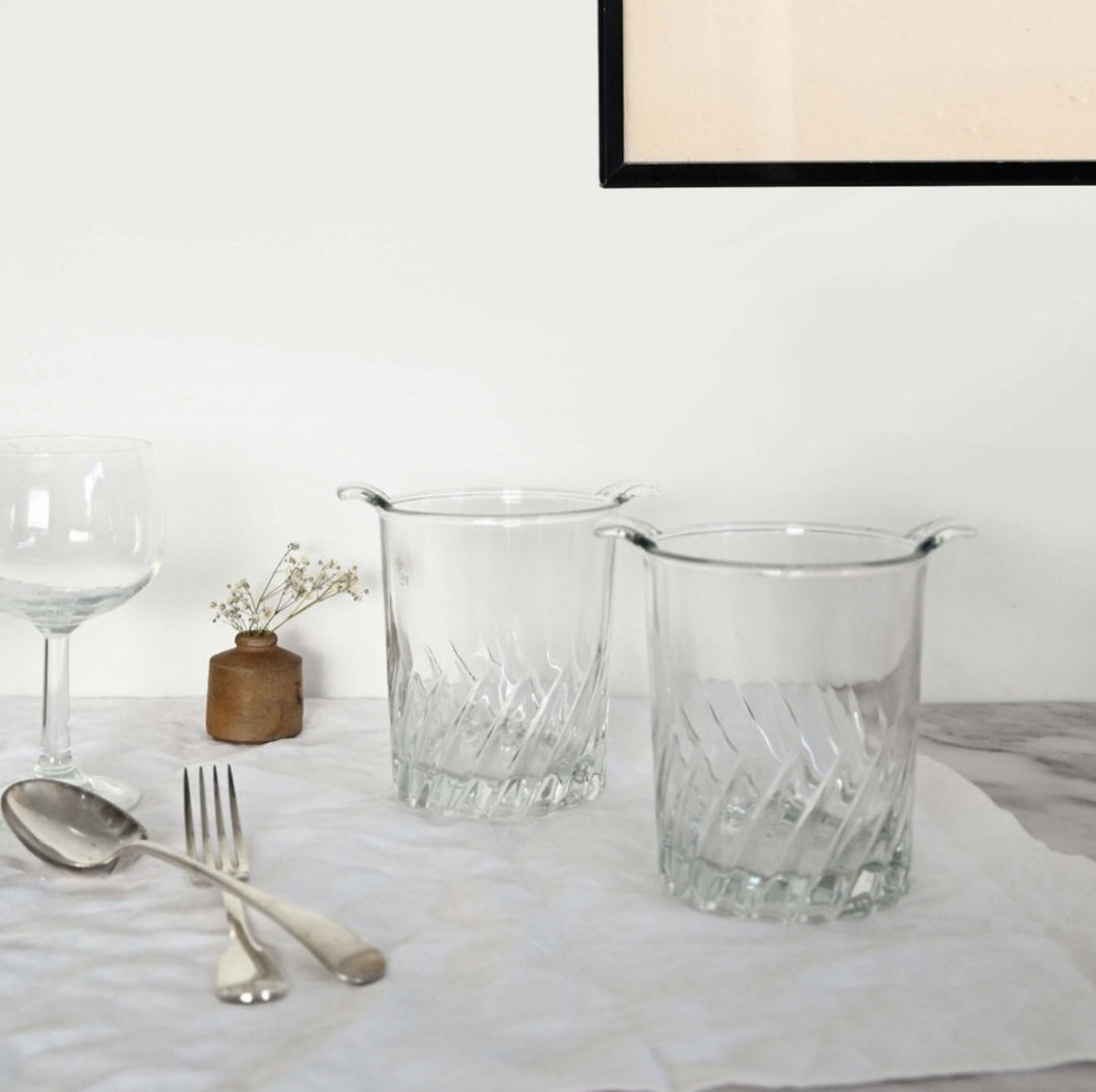 vintage french table ice bucket