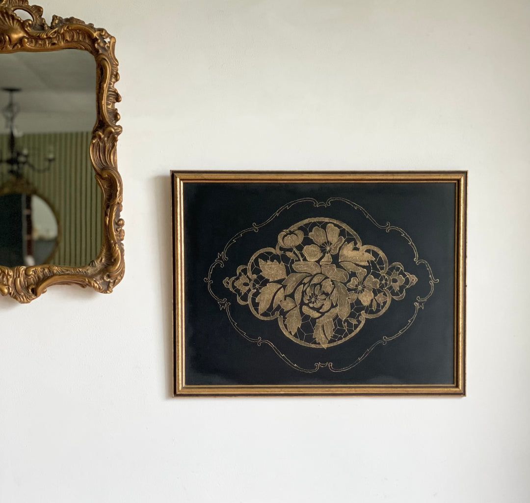 vintage hand embroidered Zardozi florals