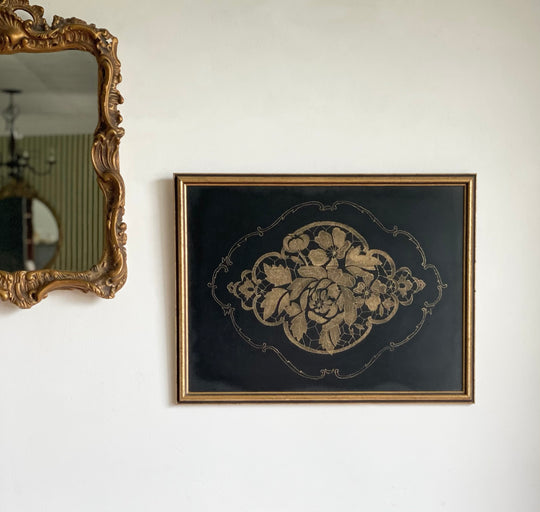 vintage hand embroidered Zardozi florals