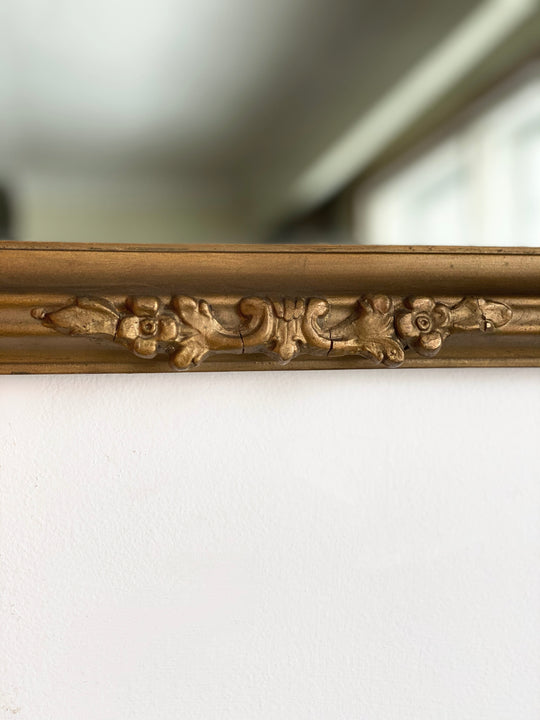 vintage gold piano mirror