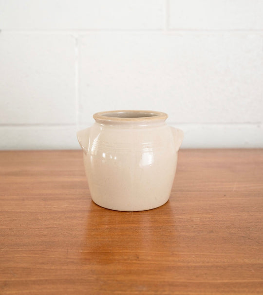 vintage french stoneware confit pot