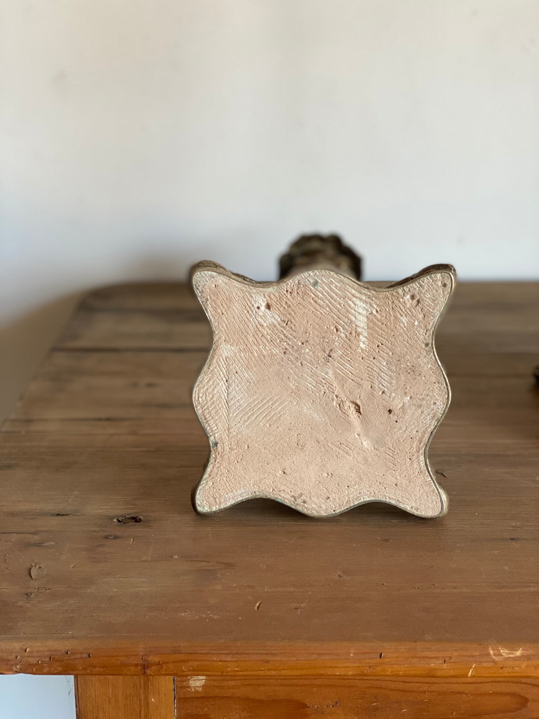 antique extra large European altar candlesticks