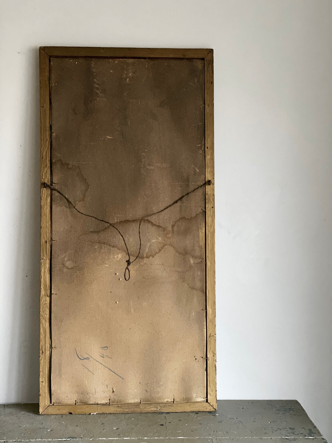 antique beveled gold mirror