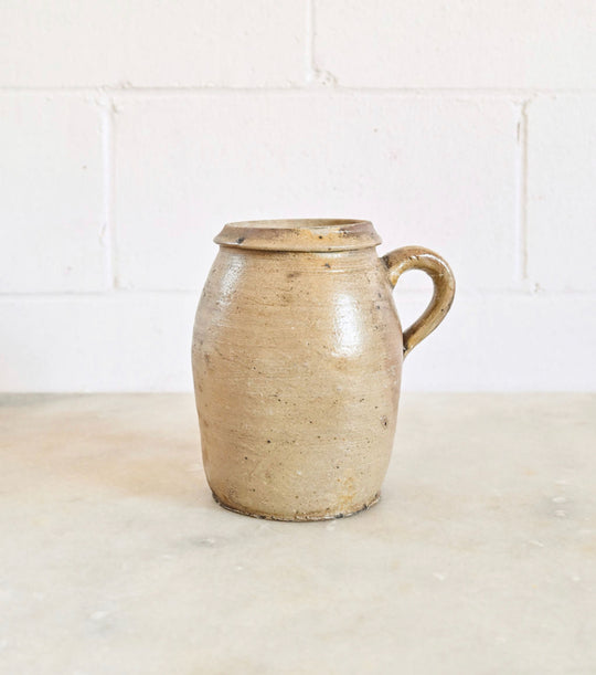 vintage french stoneware vessel