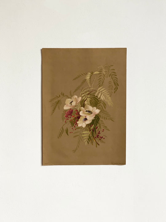 antique e. vouga chromolithograph