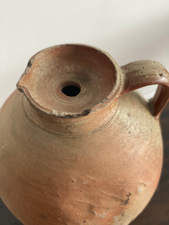 antique extra large terra cotta vessel