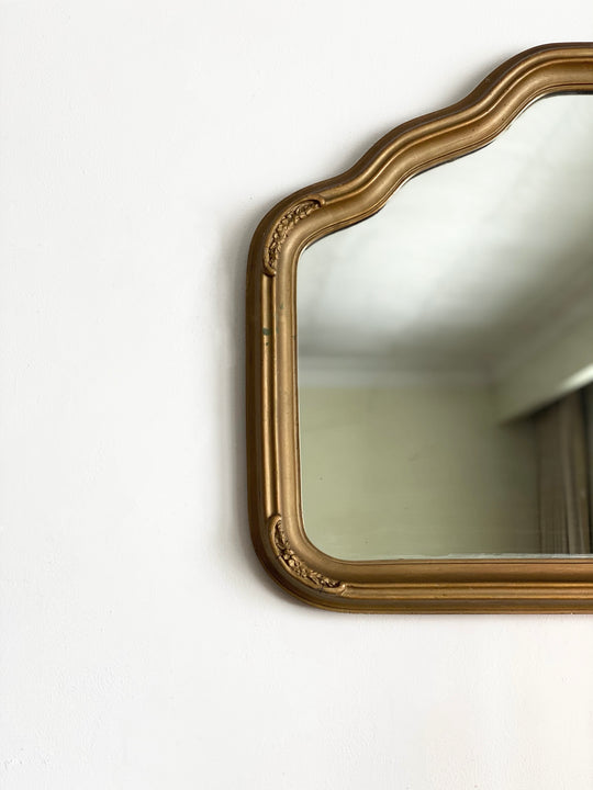 vintage gold piano mirror