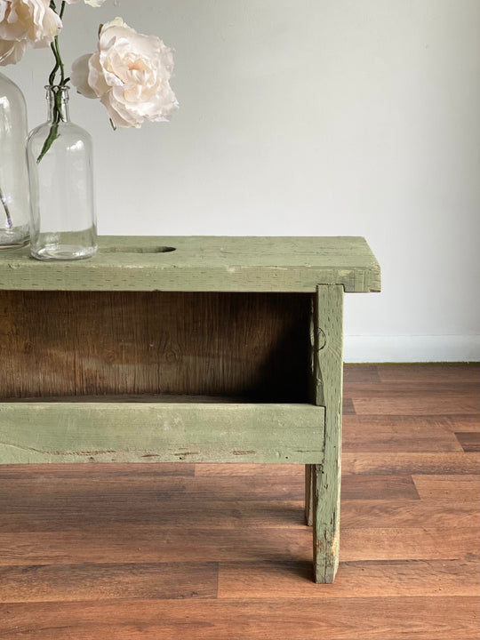 vintage garden bench