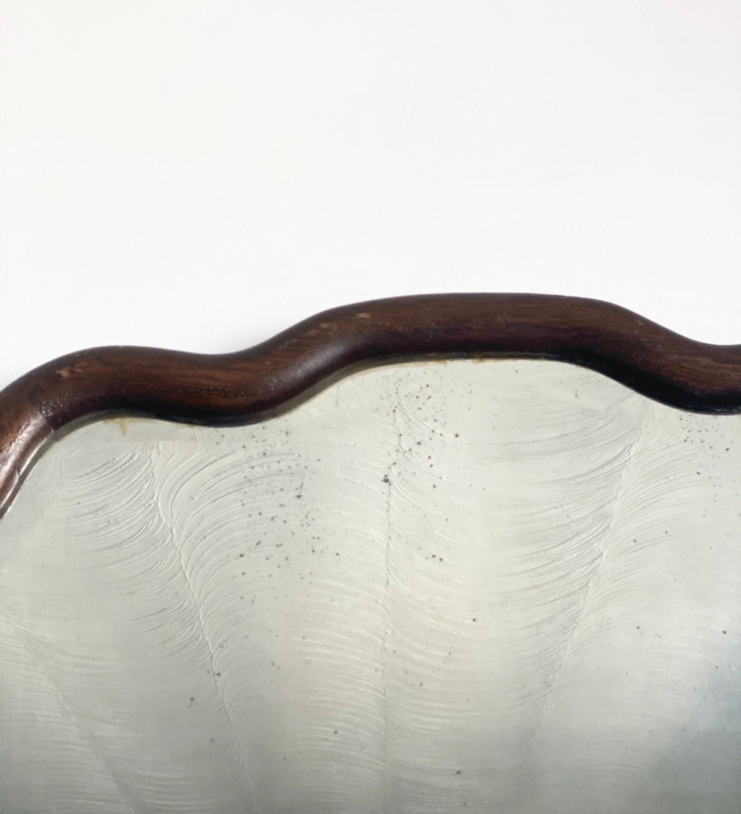 antique extra large beveled mirror