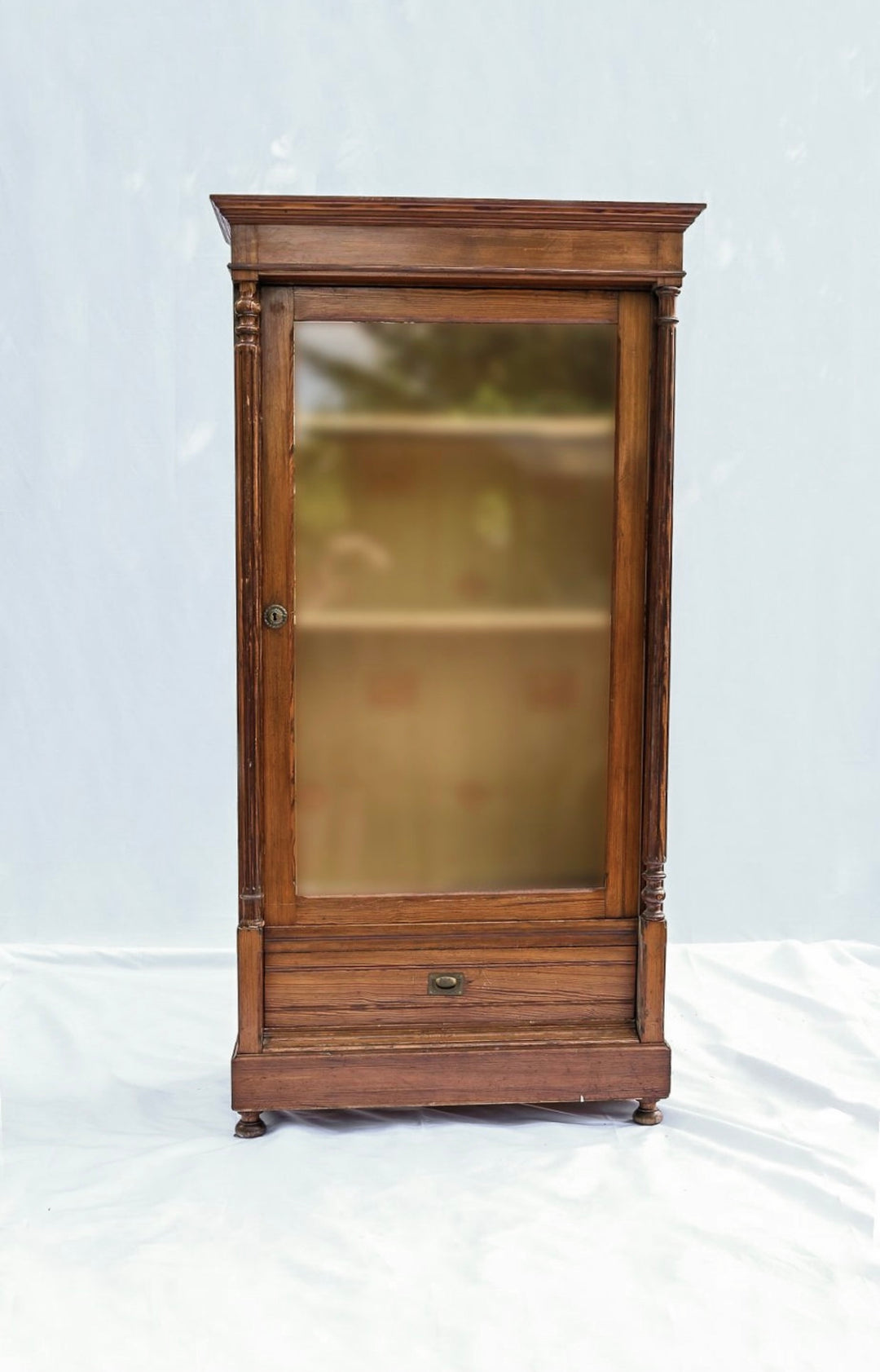19th century french Louis Philippe vitrine cabinet