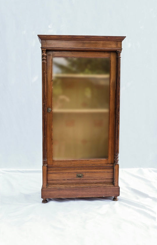 19th century french Louis Philippe vitrine cabinet