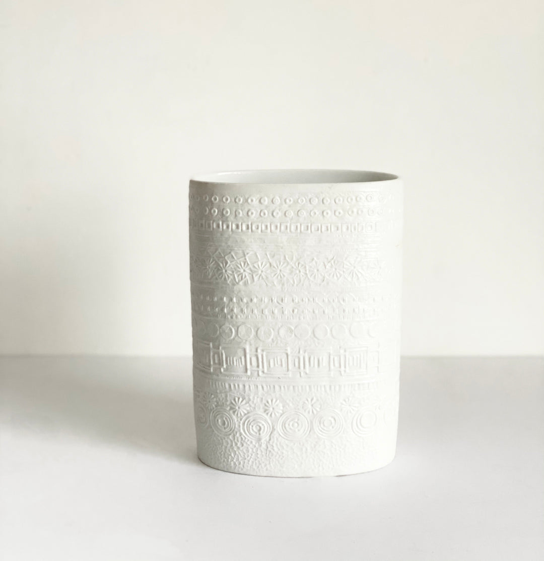 vintage Rosenthal bas relief vase