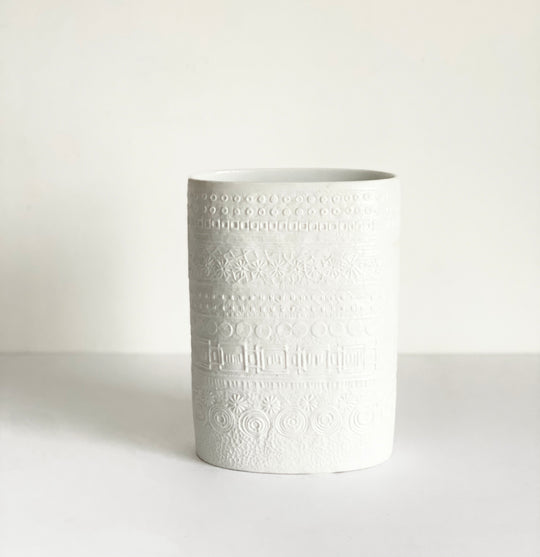 vintage Rosenthal bas relief vase