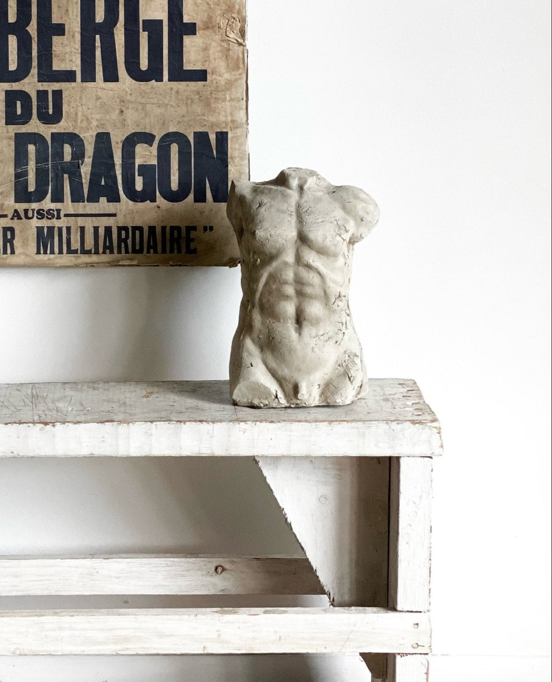 vintage male sculpture