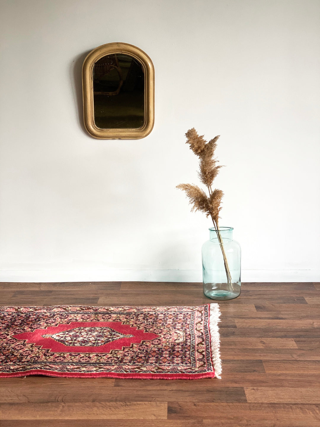 antique arched mirror