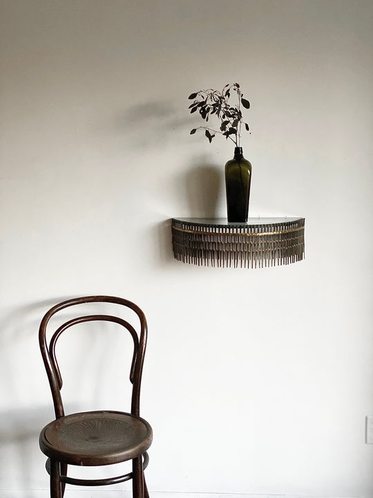 vintage German brutalist shelf