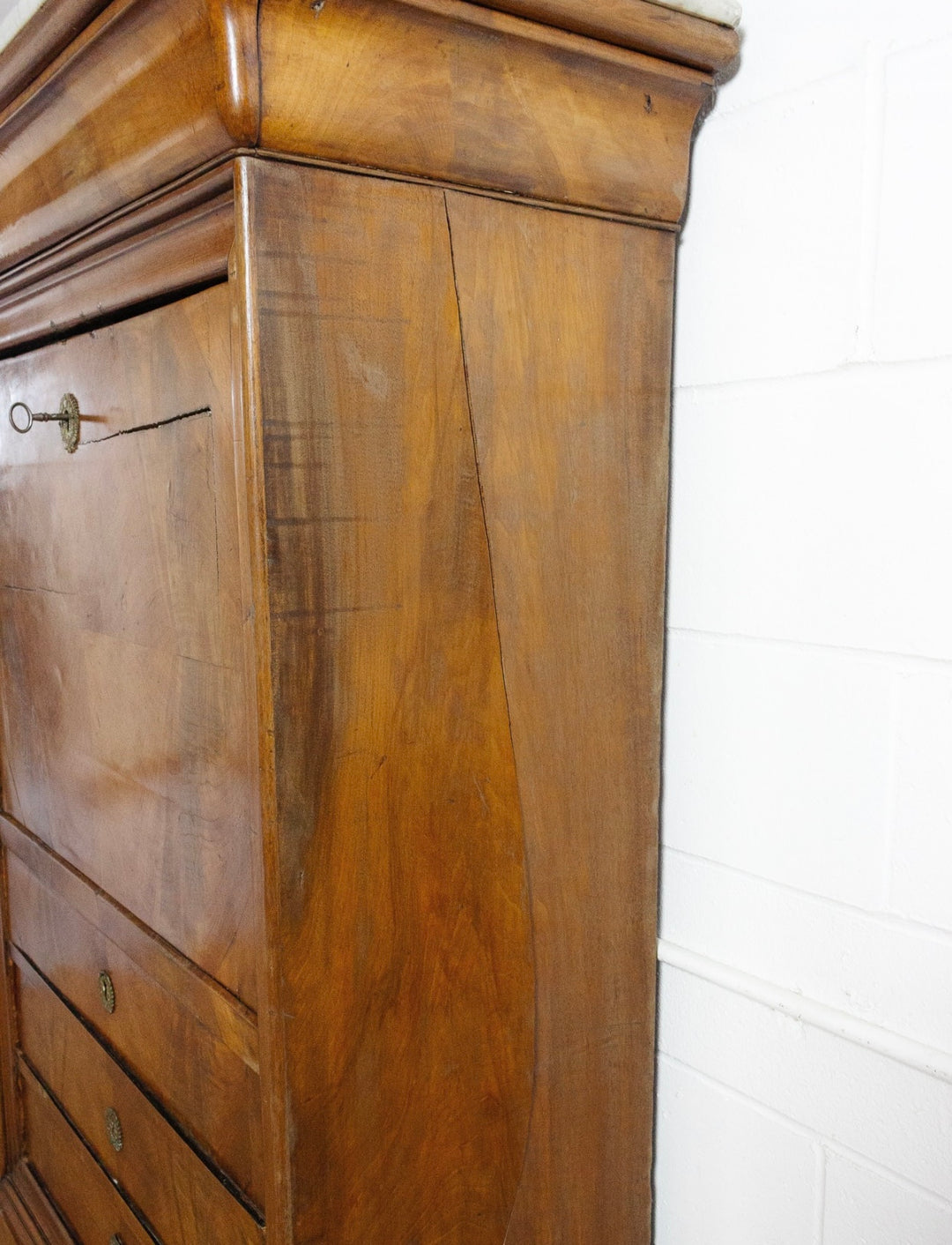 19th century walnut Louis Philippe secretary