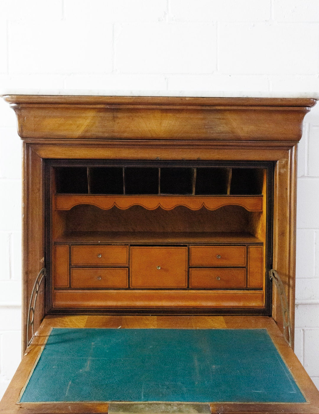 19th century walnut Louis Philippe secretary