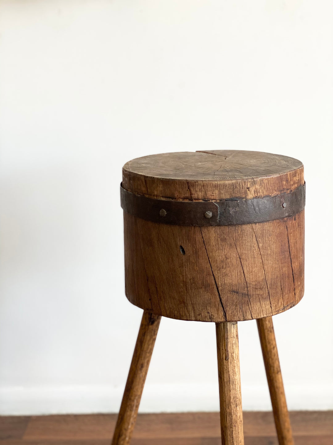 antique butcher block