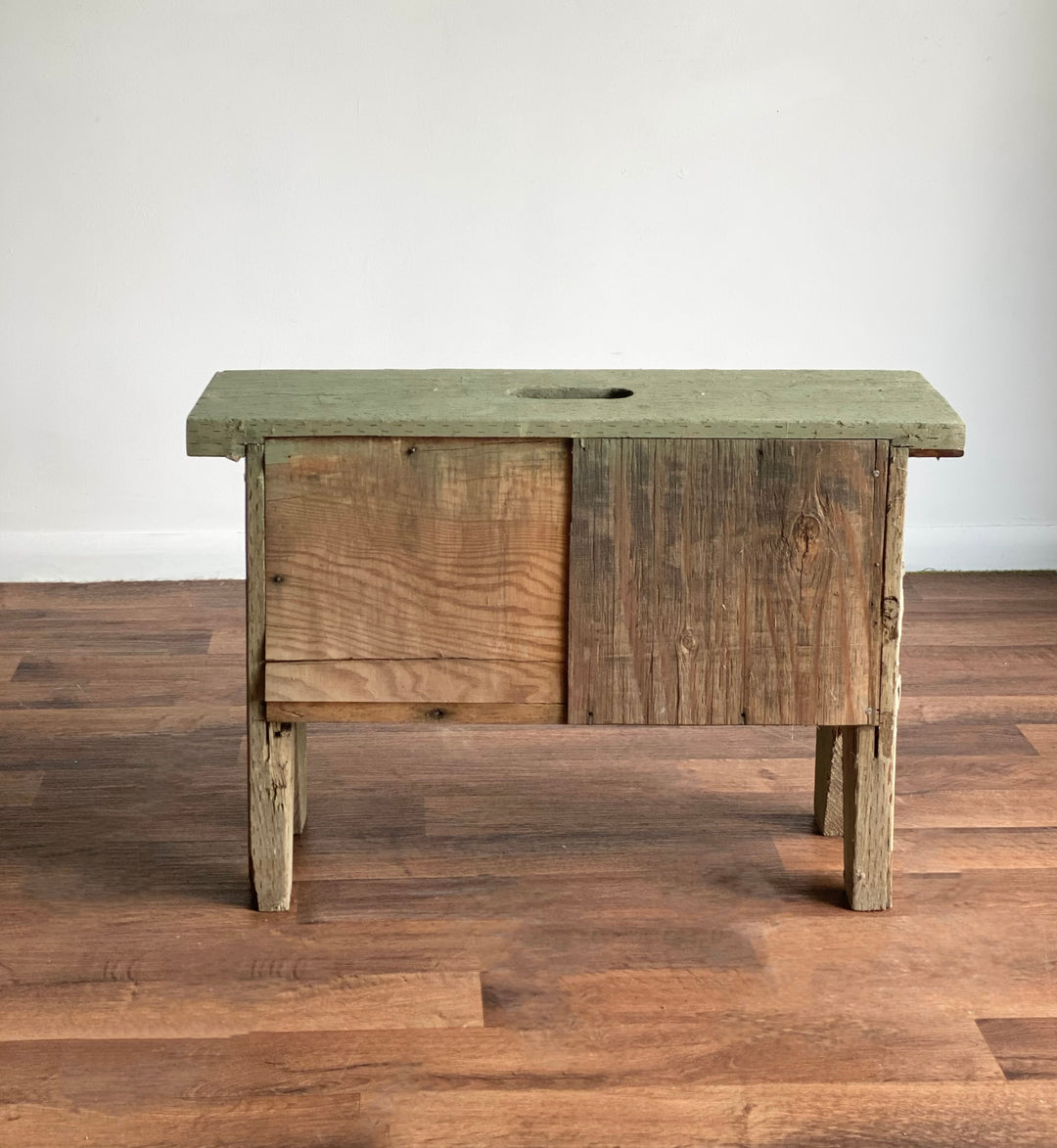 vintage garden bench